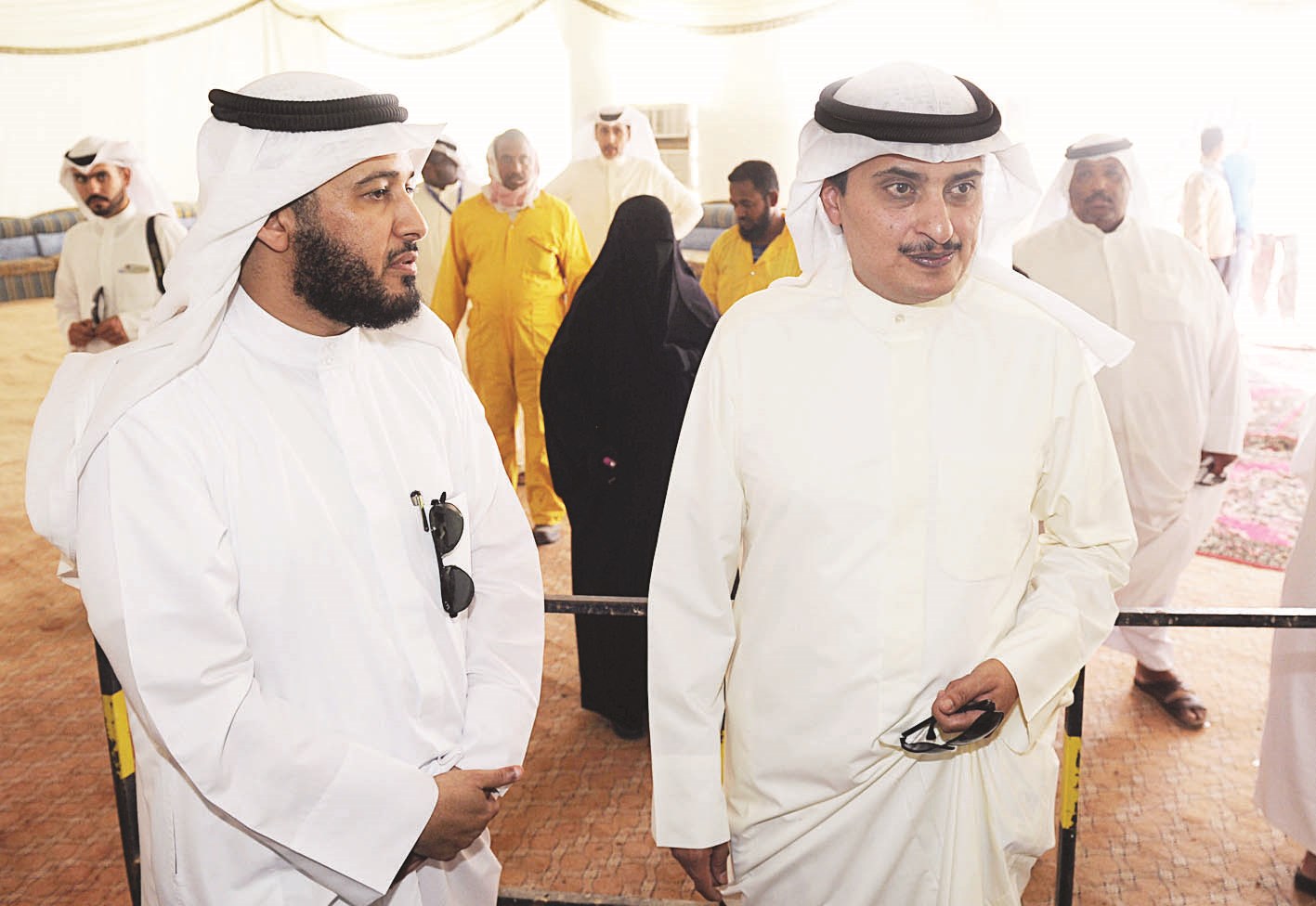 المنفوحي خلال جولته على المسالخ