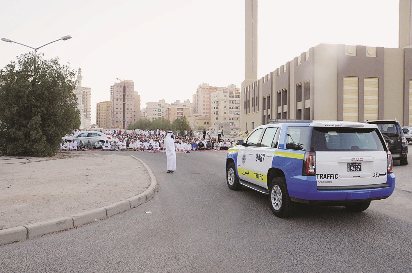 تواجد أمني (تصوير طارق عز الدين)