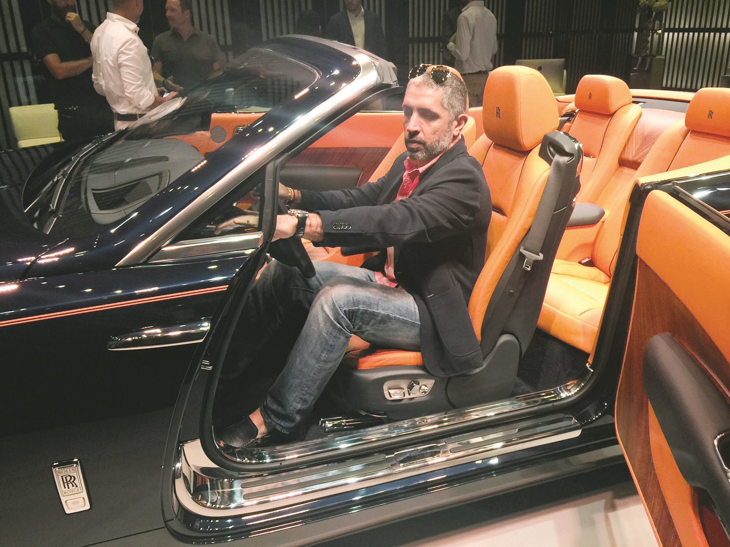 الزميل سهيل الحويك خلال إطلاق «داون» في دبي