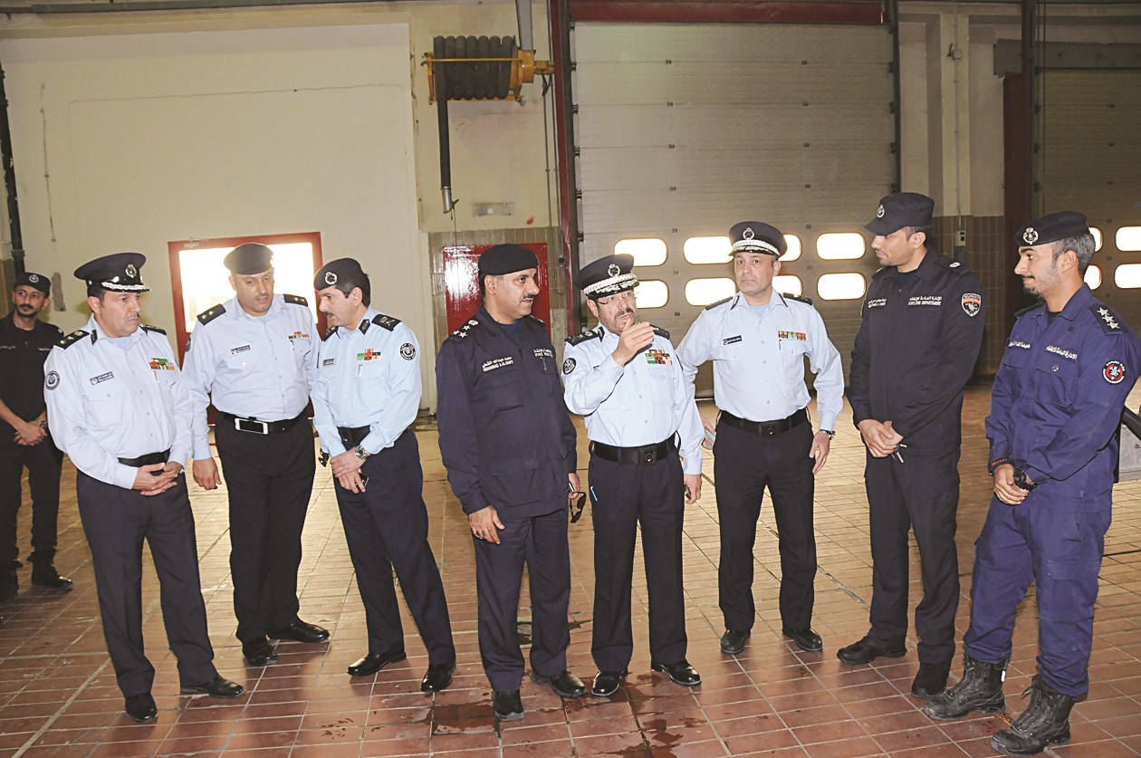 الفريق يوسف الأنصاري على رأس الحضور في حفل التدشين