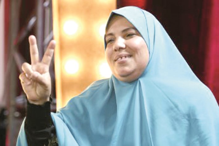 المصرية صاحبة أشهرعبارة Shut up your mouth