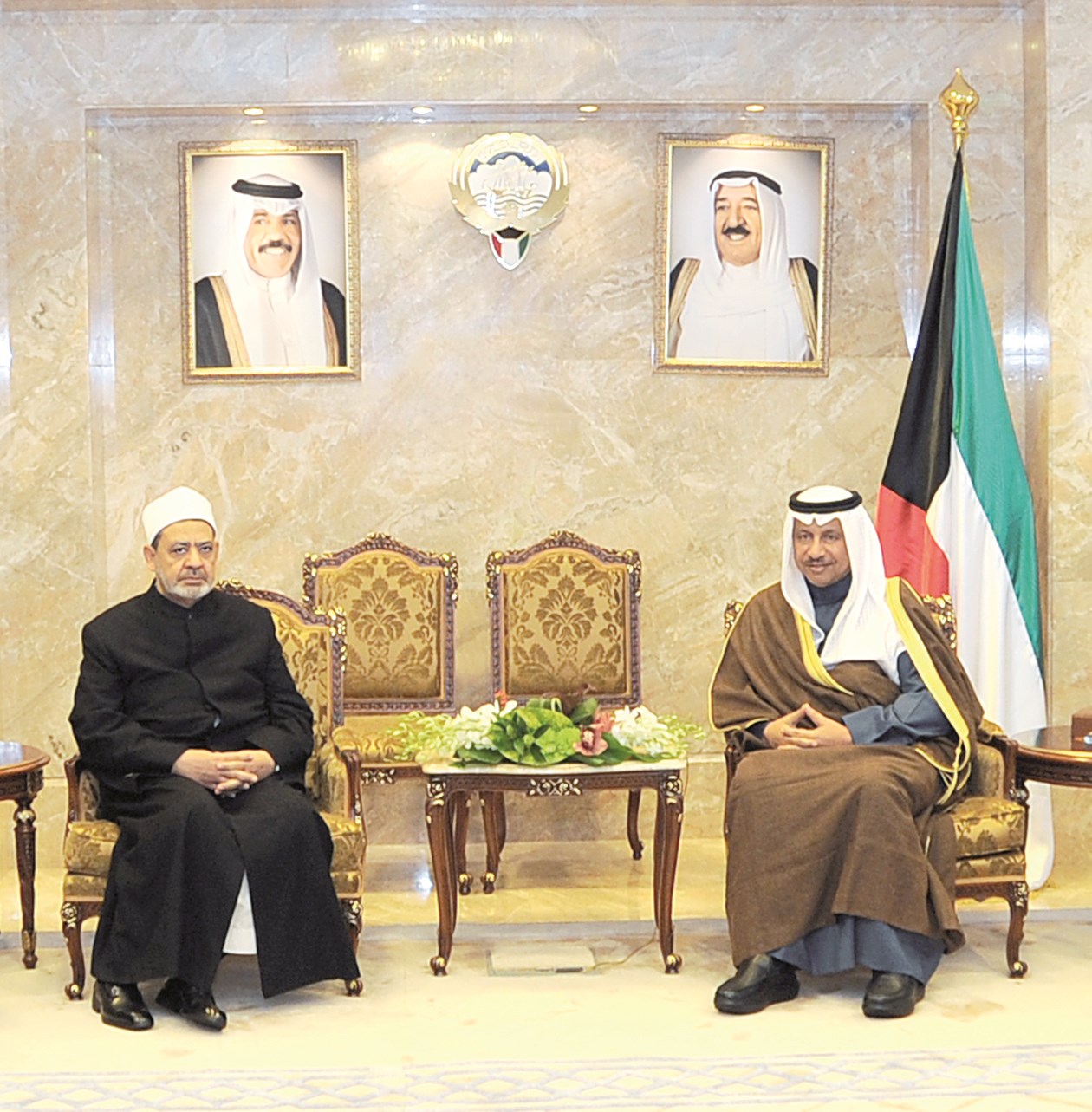 جابر المبارك مستقبلاً شيخ الأزهر