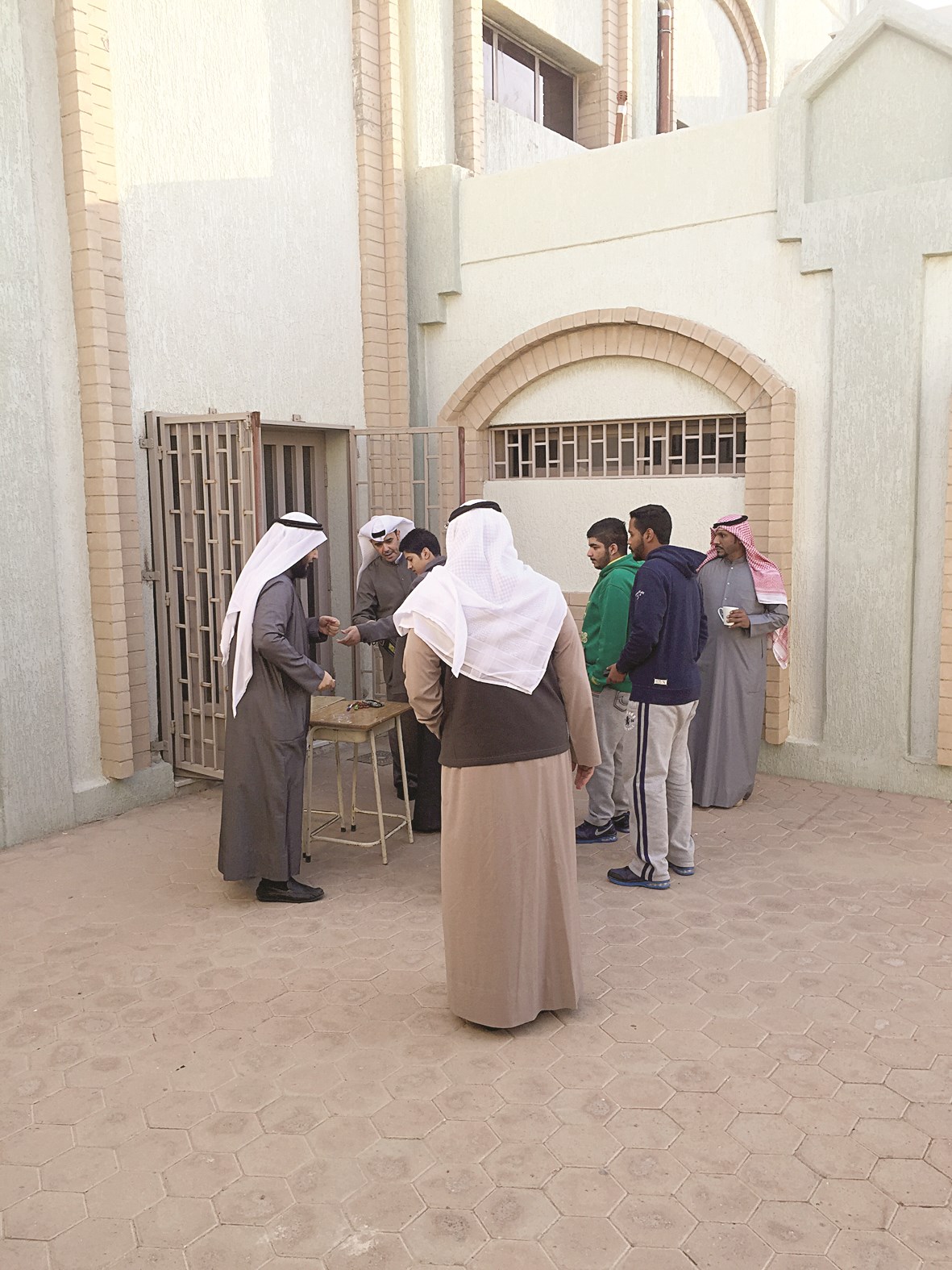 تفتيش طلبة المسائي