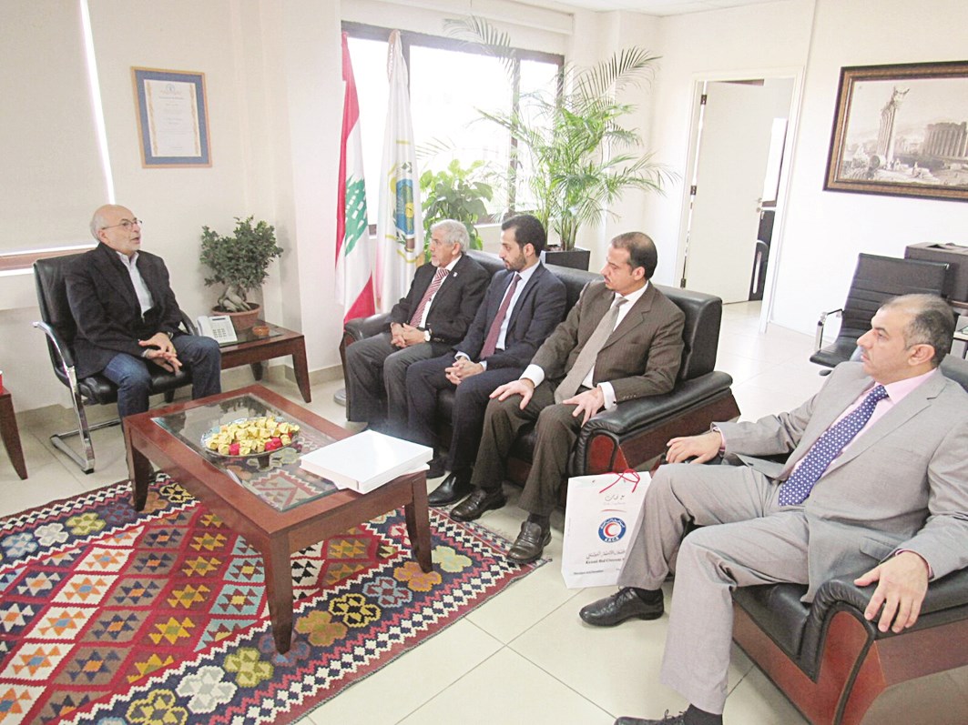 ... وخلال لقائه وزير الزراعة اللبناني