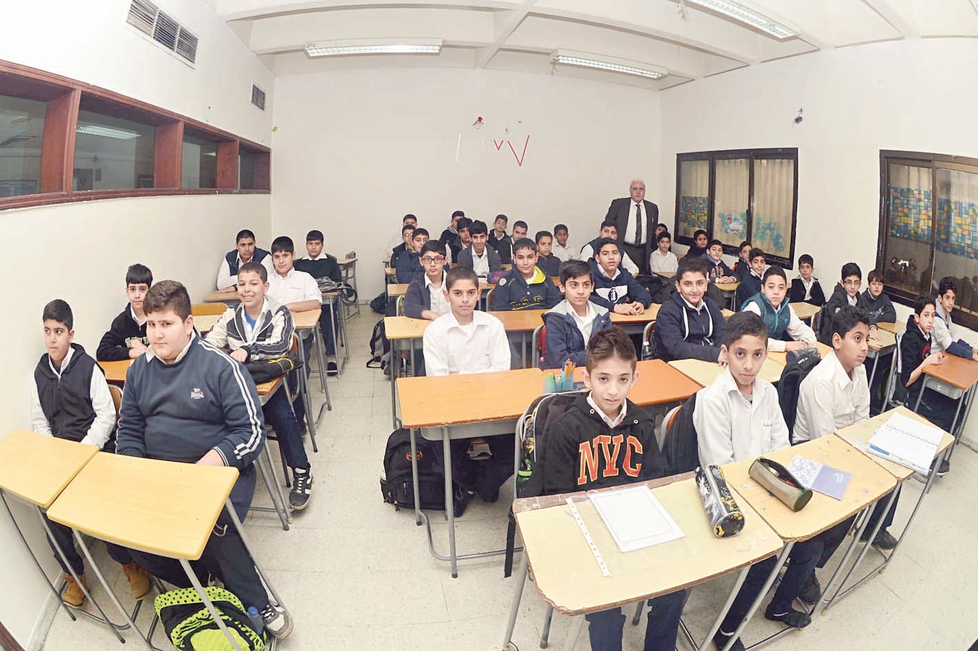 حضور لافت في أول يوم بعد انتهاء إجازة نصف العام