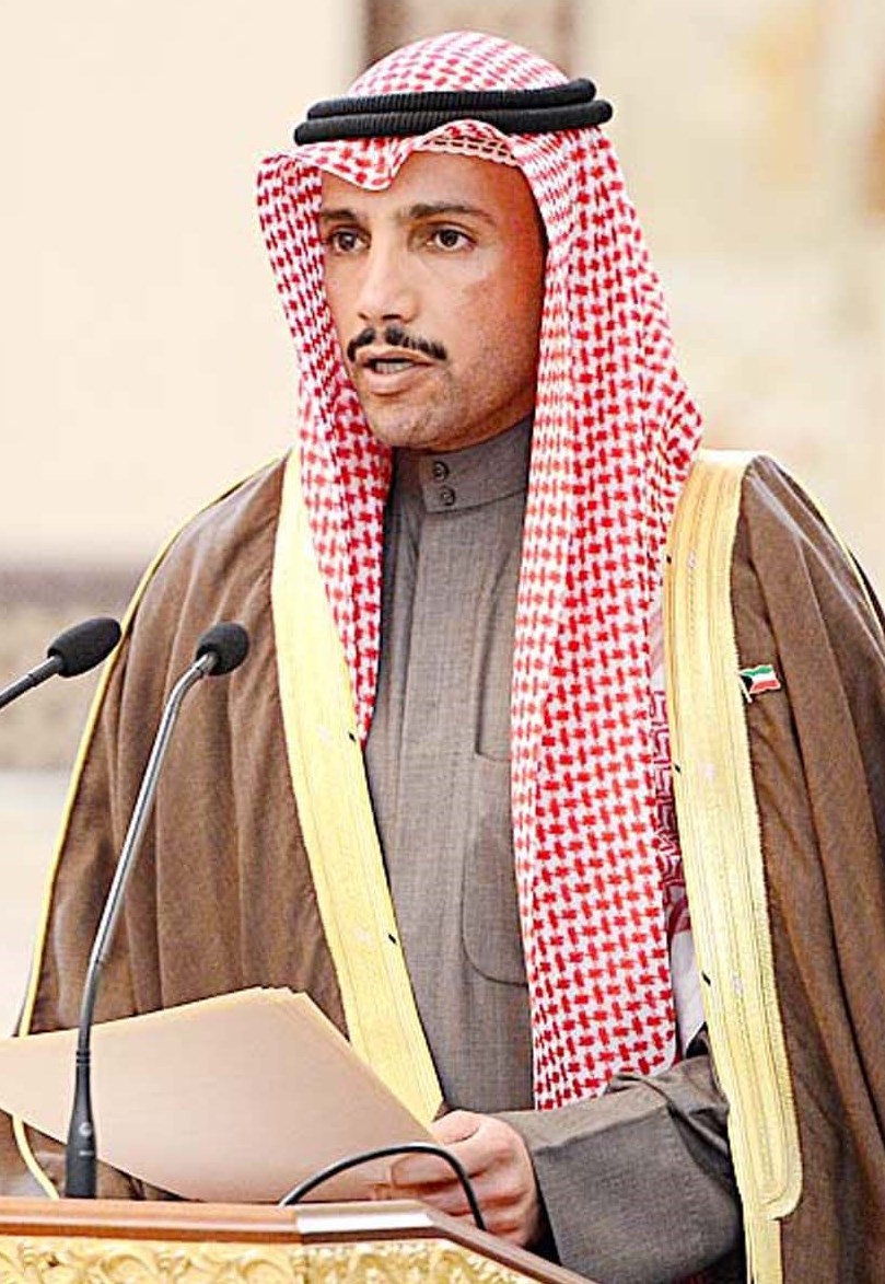 الرئيس الغانم متحدثاً أمام مؤتمر اتحاد مجالس الدول الأعضاء في «التعاون الاسلامي»