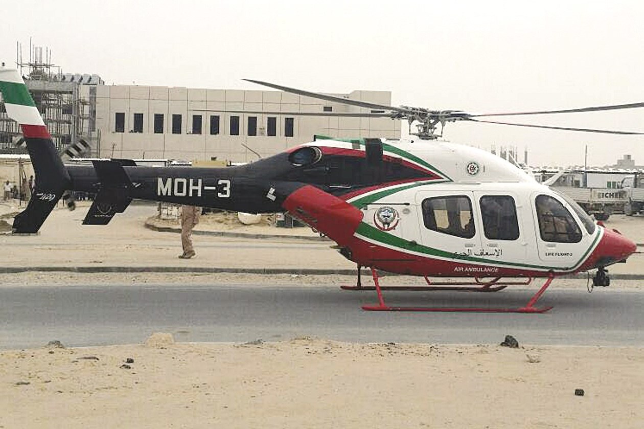 الإسعاف الجوي على أهبة الاستعداد