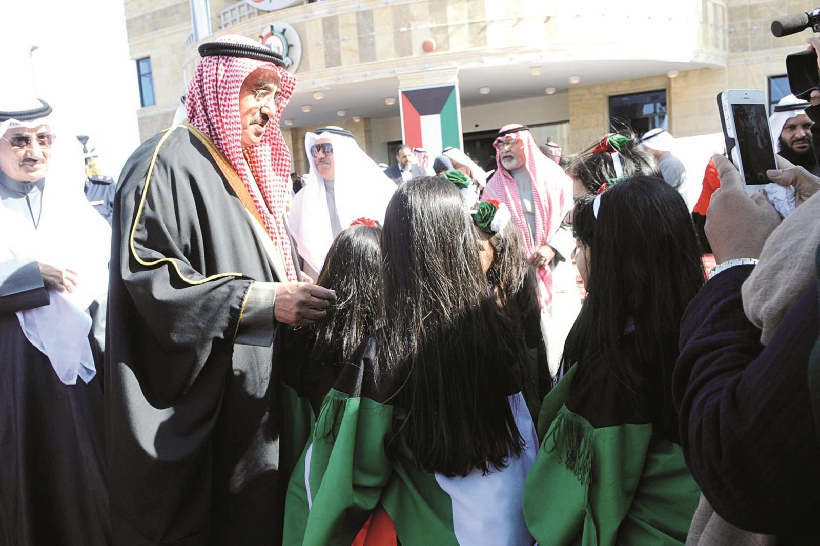 الرجيب في احتفالات محافظة مبارك الكبير   (تصوير كرم ذياب)