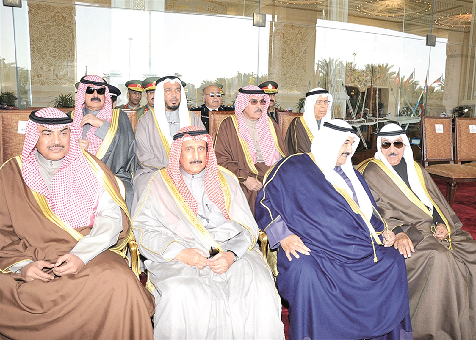 جابر العبدالله وناصر المحمد وابراهيم الدعيج وصباح الخالد