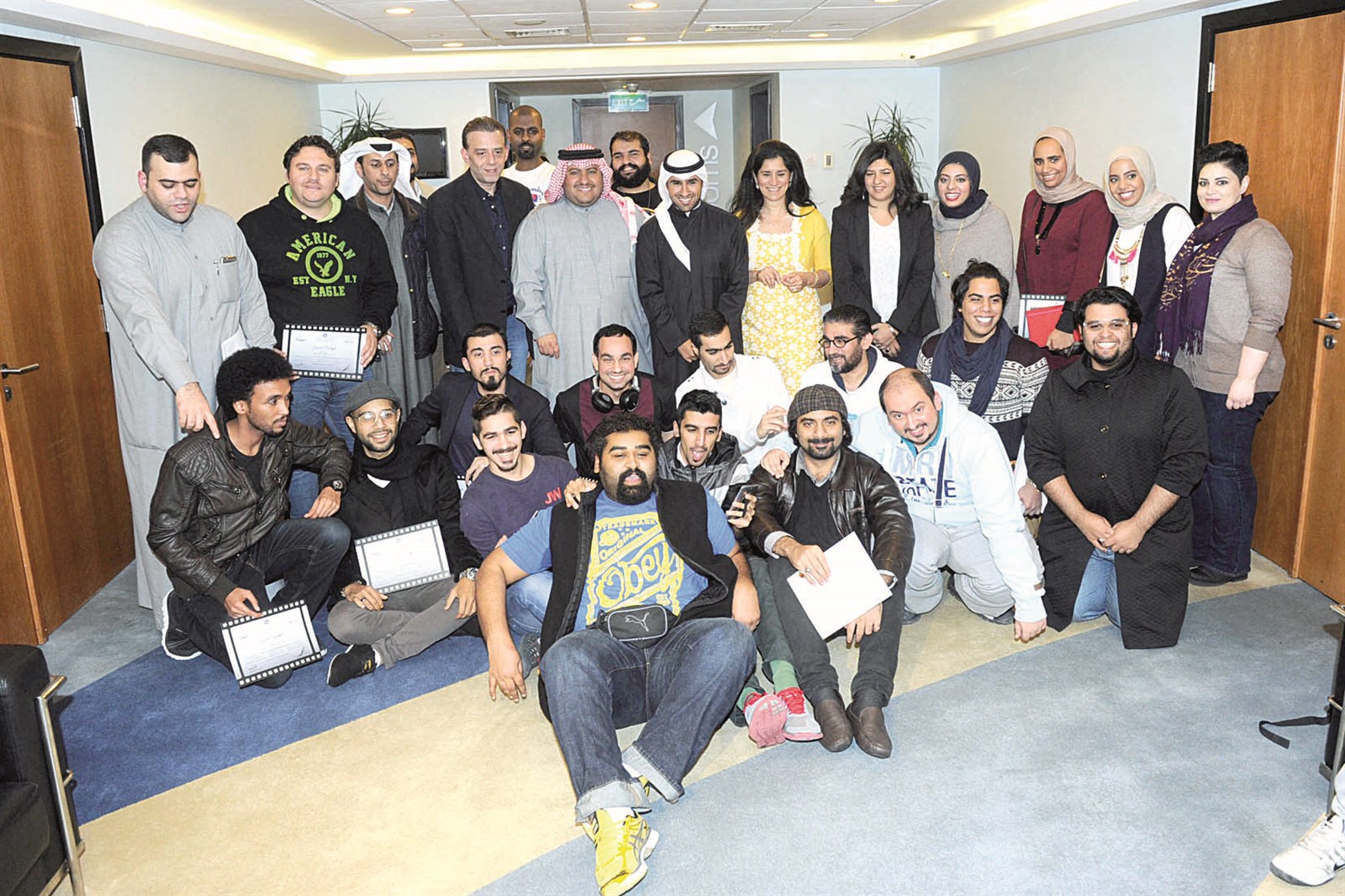 لقطة جماعية       (تصوير زكريا عطية)