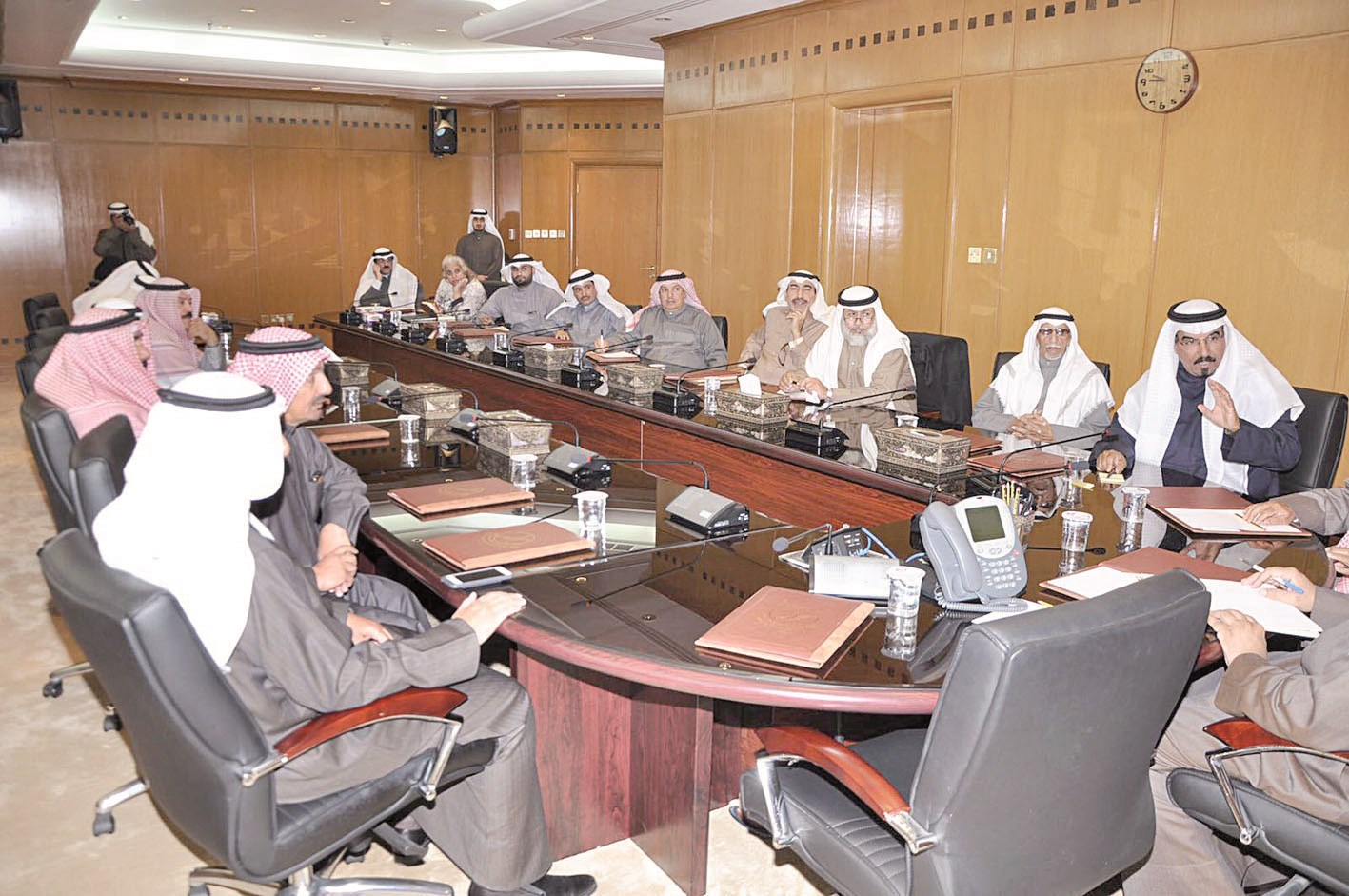 جانب من الحضور في اللقاء