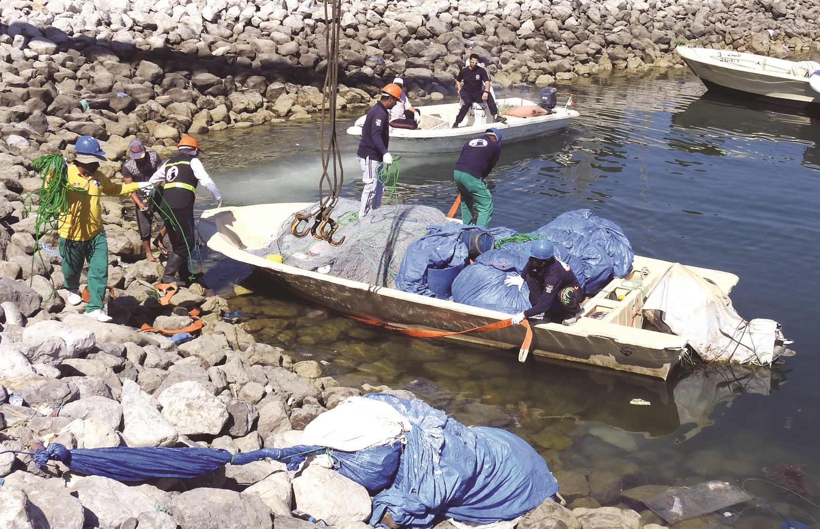 تنظيف نقعة الشملان