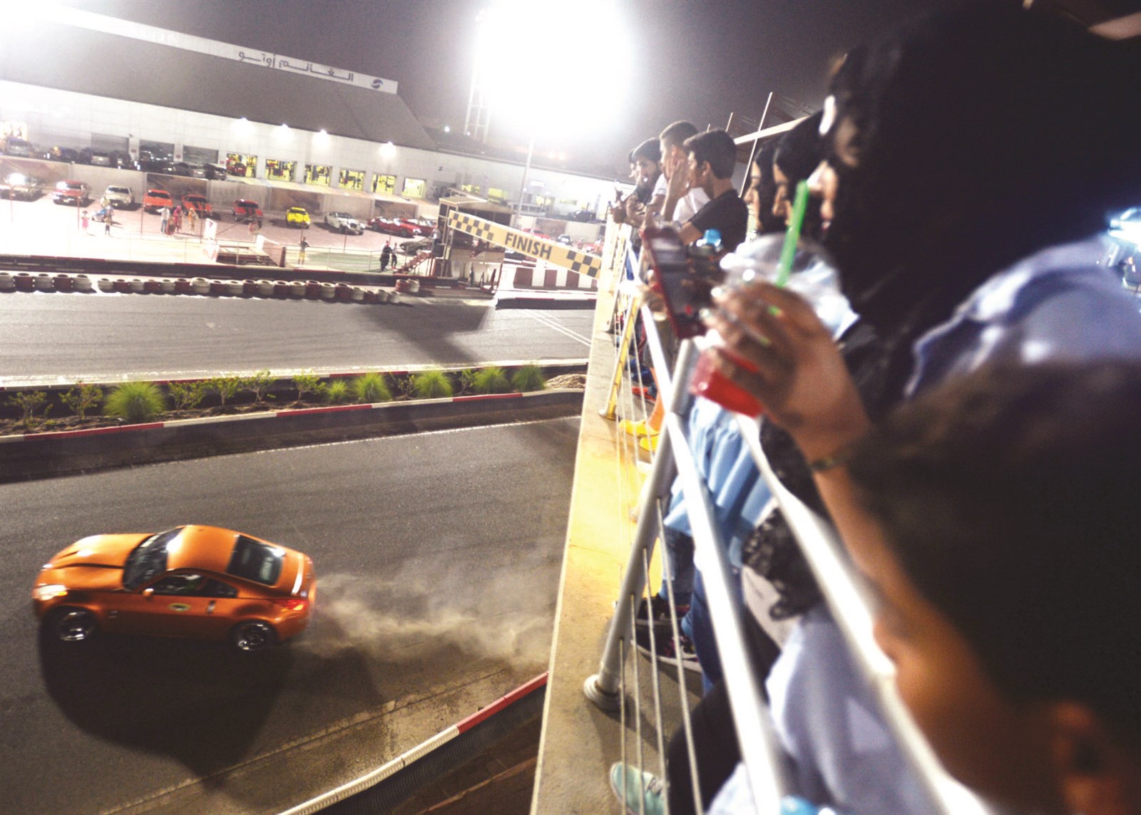 من فعاليات الاحتفال في حلبة سرب