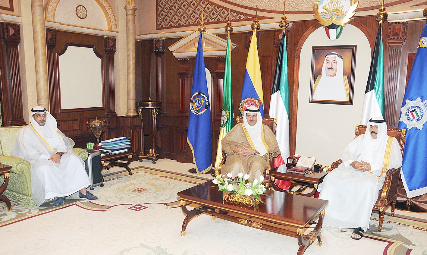 سموه مستقبلاً سلمان الحمود ومحمد العبدالله