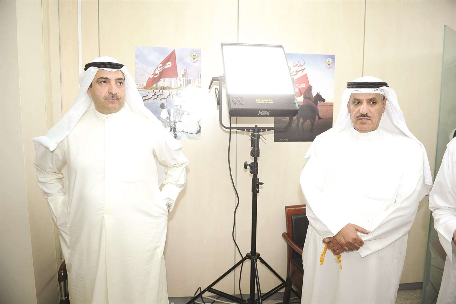 حسين الحريتي وجمال العمر في إدارة الانتخابات