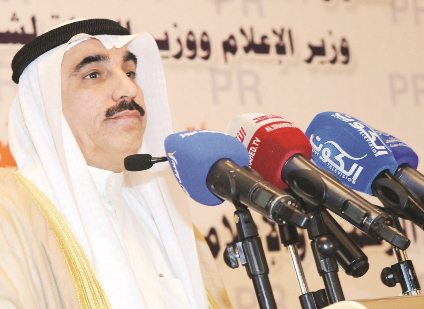 يوسف مصطفى ملقياً كلمته