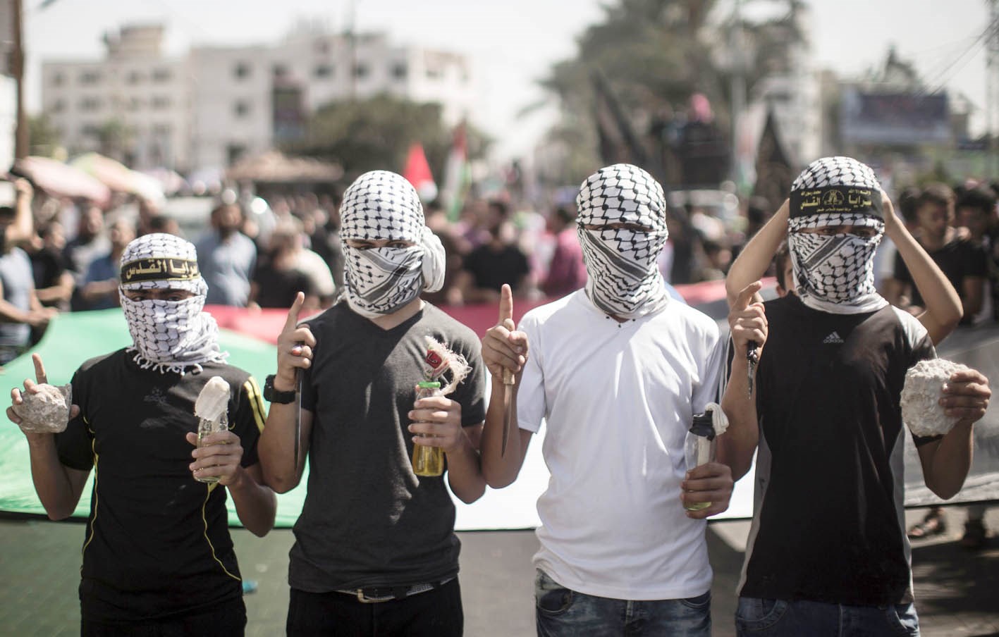 u0623u0646u0635u0627u0631 u0644u0640 u00abu0627u0644u062cu0647u0627u062fu00bb u0641u064a u063au0632u0629 u062eu0644u0627u0644 u062au0638u0627u0647u0631u0629 u0644u0645u0646u0627u0633u0628u0629 u0630u0643u0631u0649 u00abu0627u0646u062au0641u0627u0636u0629 u0627u0644u0642u062fu0633u00bb  (u0627 u0641 u0628)