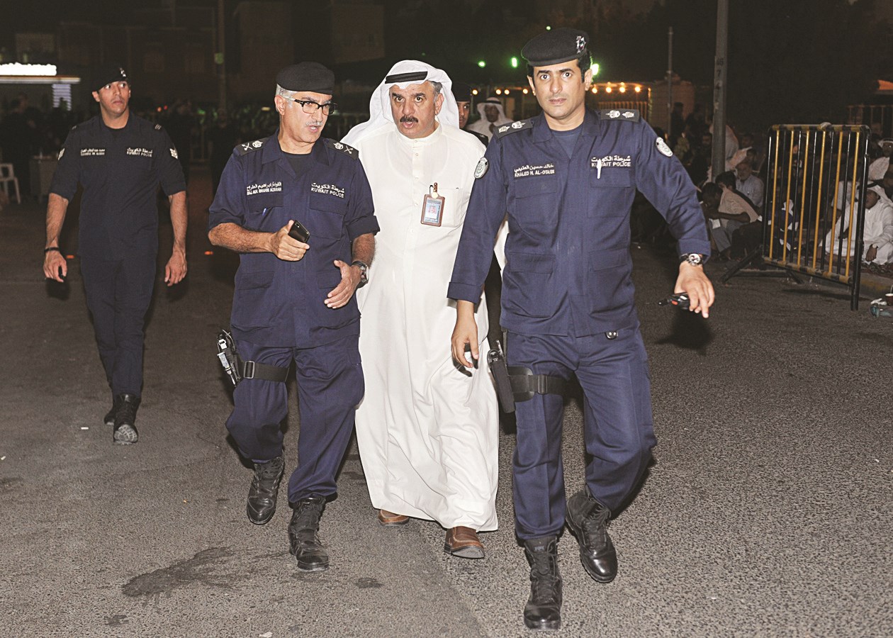 اللواء ابراهيم الطراح في جولة ميدانية في الدعية