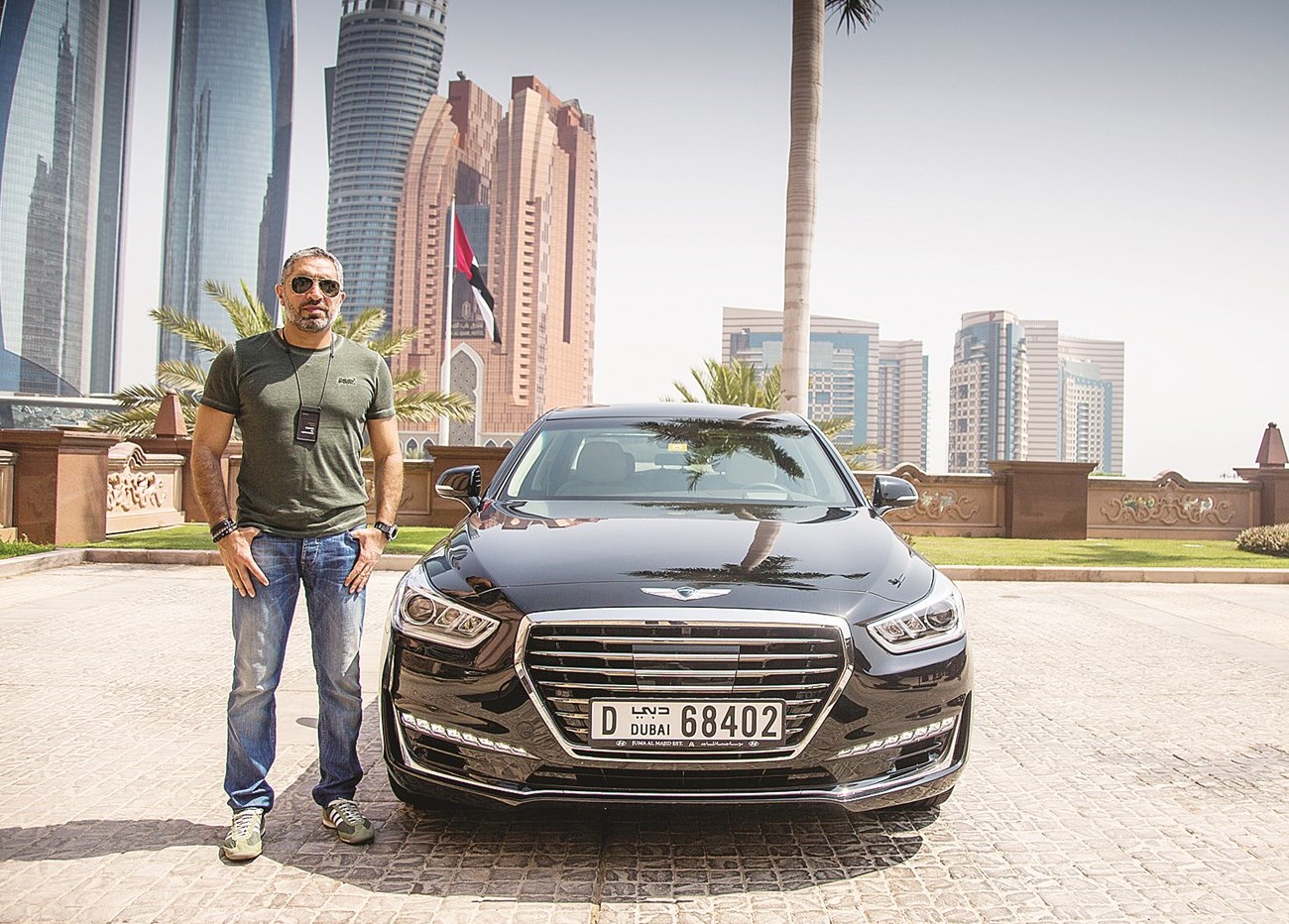 الزميل سهيل الحويك خلال التجربة