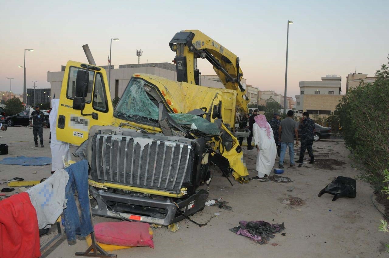 الشاحنة التي كان يستقلها المتهم