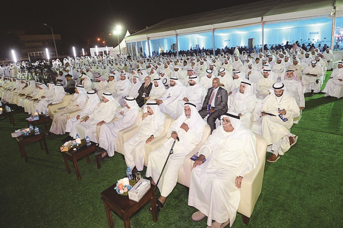 حضور افتتاح المقر (تصوير زكريا عطية)