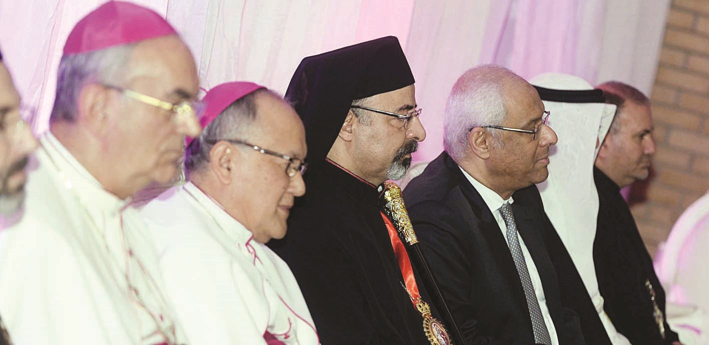 مونتيشيللو والبطريرك إسحق وبالين والسفير عاطف