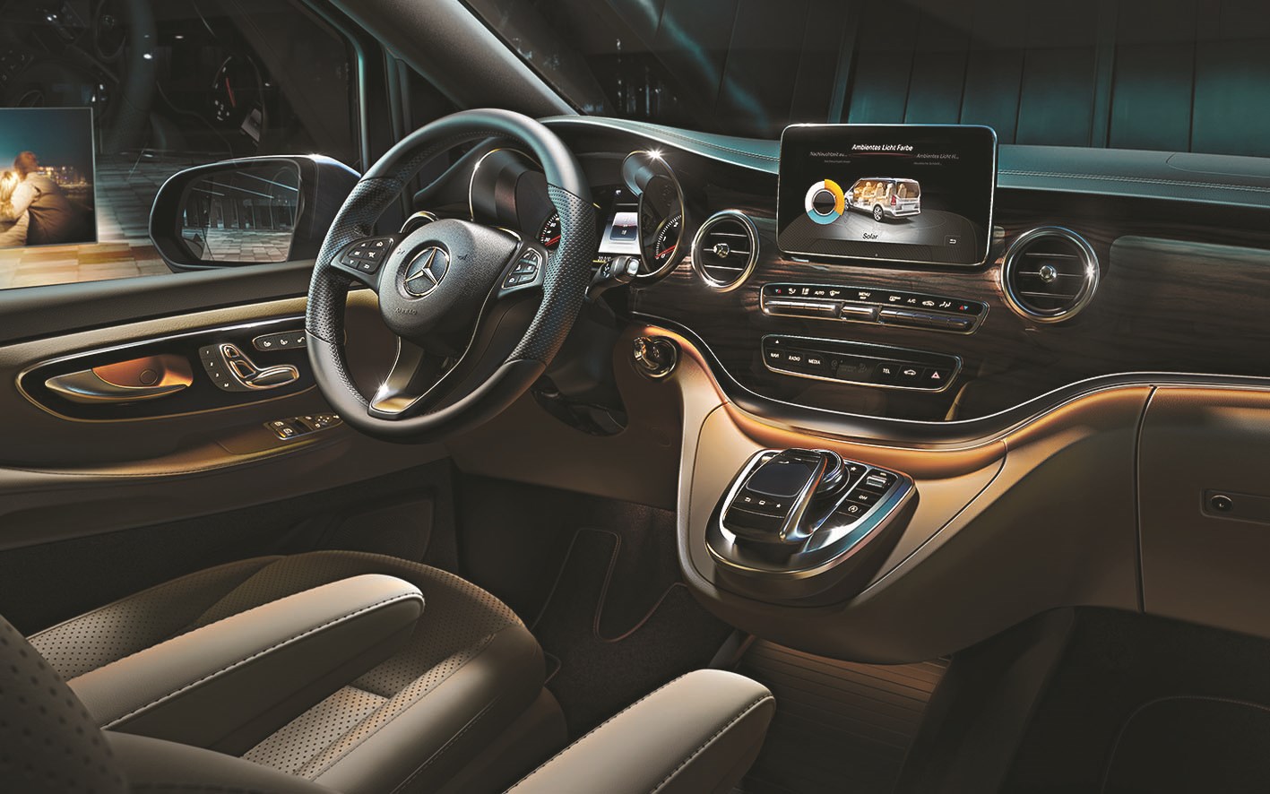 مقصورة غنية بالتقنيات الذكية