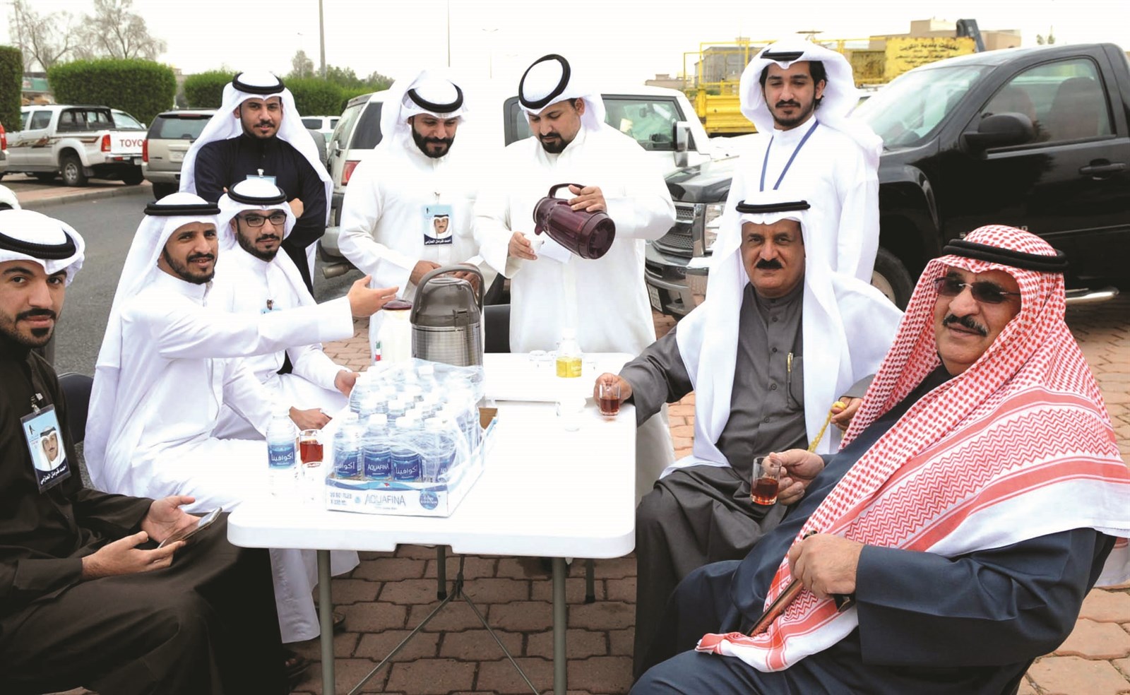 ضيافة من أحد المرشحين