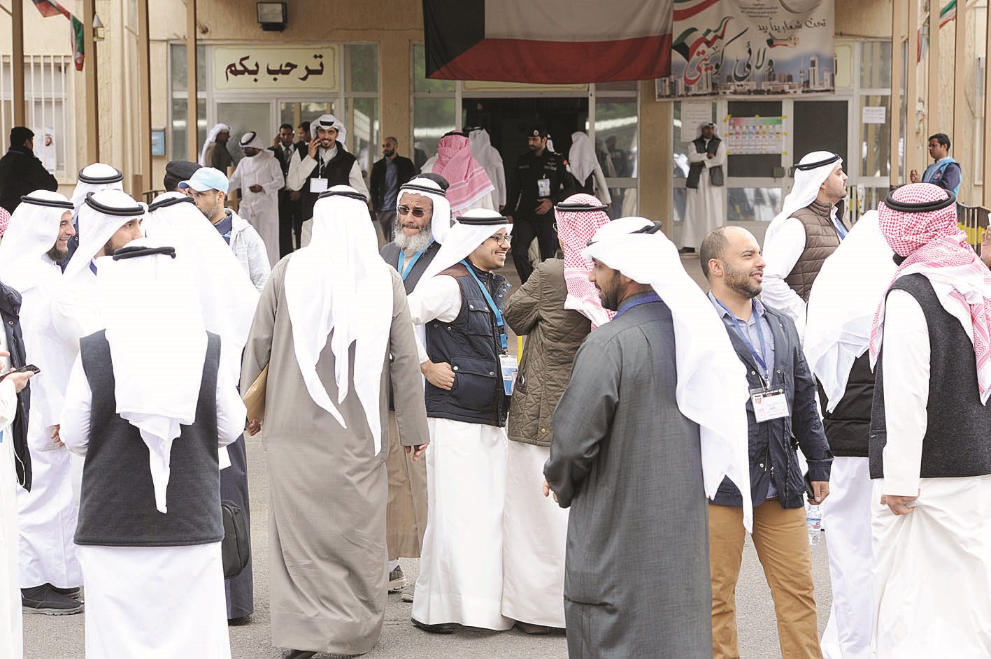 زحام على لجان الاقتراع