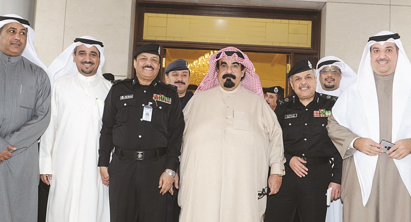 مستشار الوزير وقيادات أمنية والزميل منصور الشمري