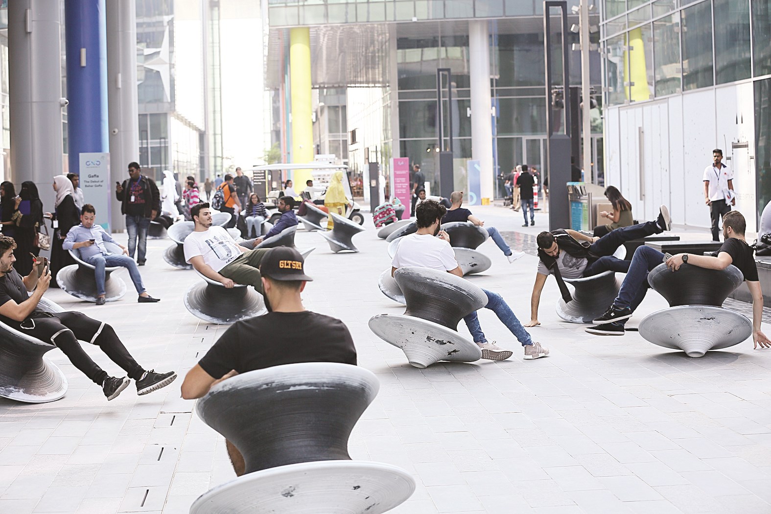 الجمهور استمتع بالابتكارات الجديدة