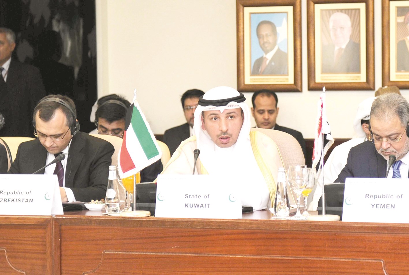 u0646u0627u0635u0631 u0627u0644u0647u064au0646 u064au0644u0642u064a u0643u0644u0645u0629 u0627u0644u0643u0648u064au062a u0623u0645u0627u0645 u00abu062au0646u0641u064au0630u064au0629u00bb u0645u0646u0638u0645u0629 u0627u0644u062au0639u0627u0648u0646 u0627u0644u0625u0633u0644u0627u0645u064a