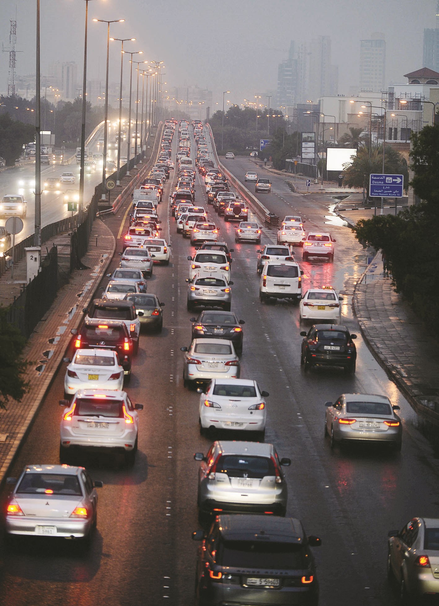 ازدحام مروري كثيف