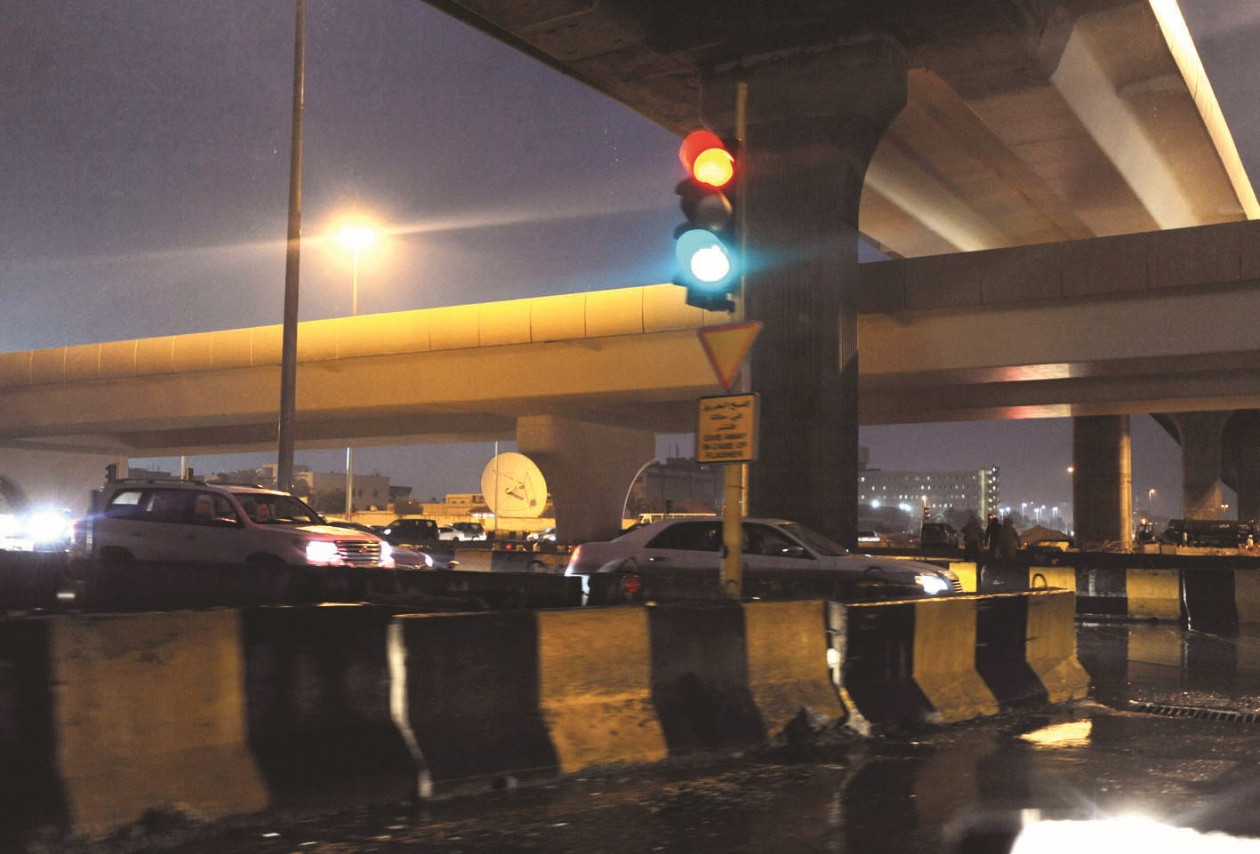 تعطل بعض الإشارات الضوئية