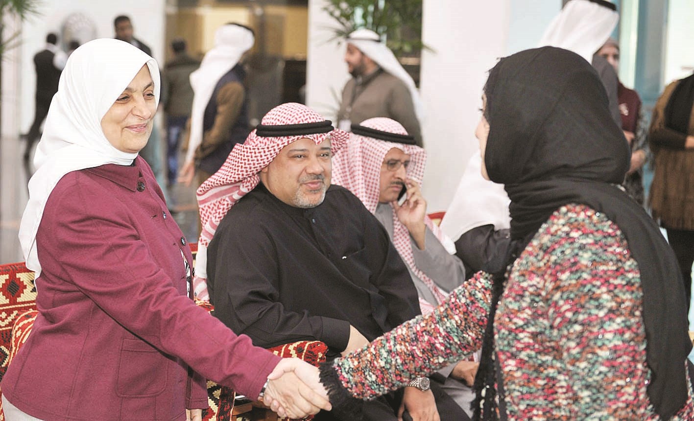 عبدالله المطوطح وخالد مهدي حضرا حفل الاستقبال