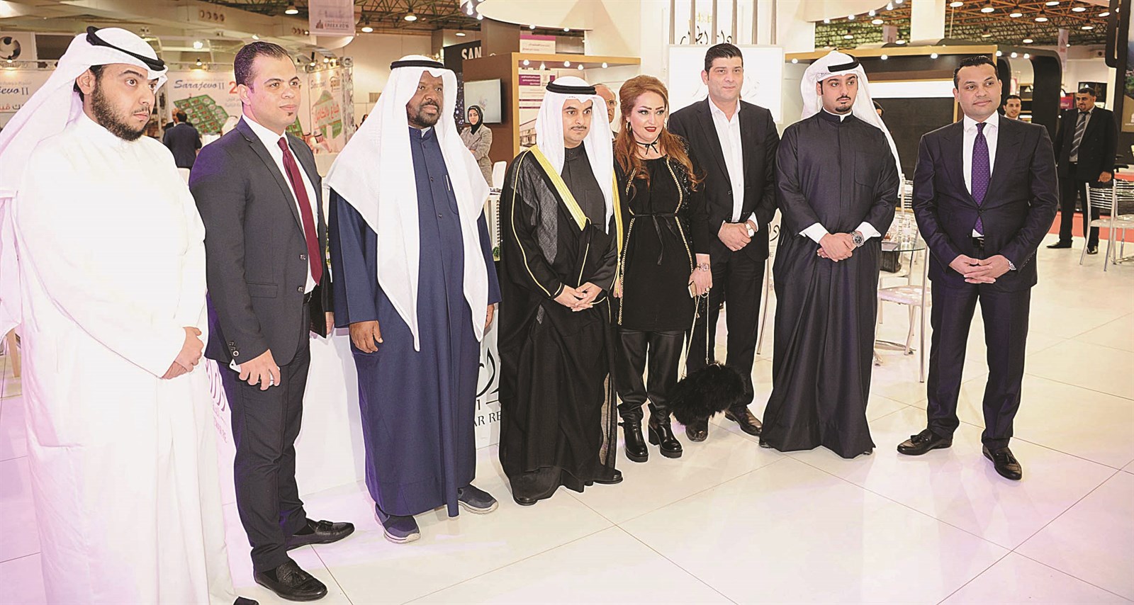 في جناح إحدى الشركات