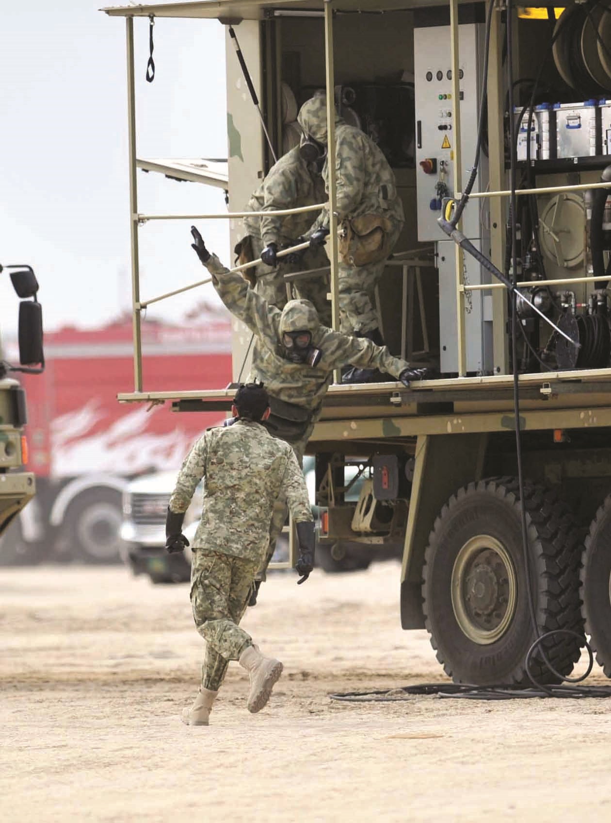 الحرس الوطني مشاركا في رصد الاشعاعات