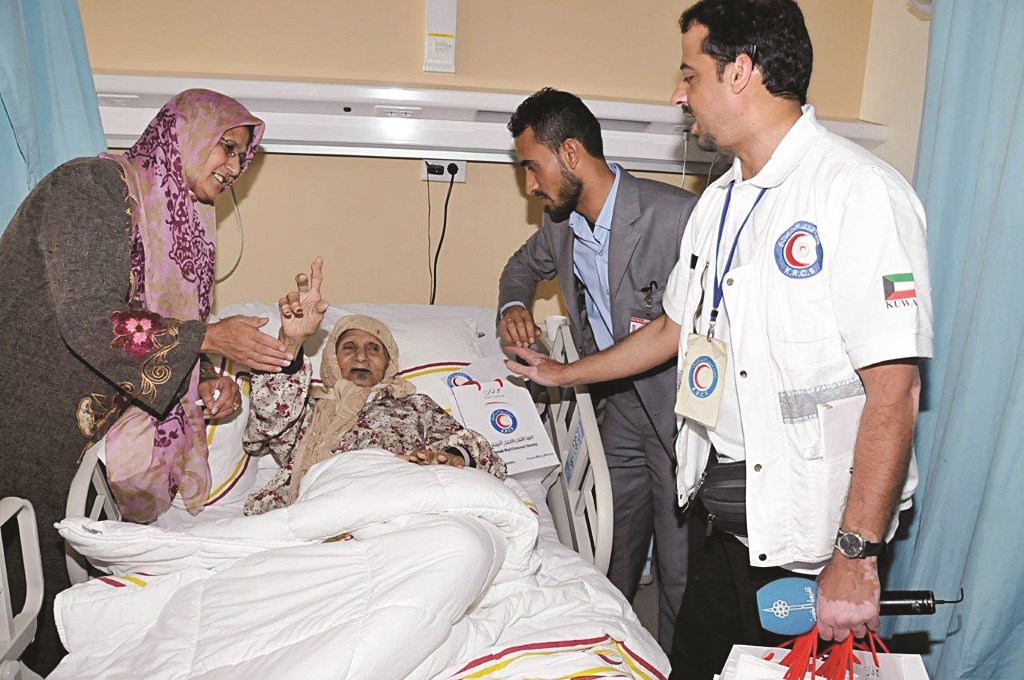 مساعدة المرضى من اللاجئين