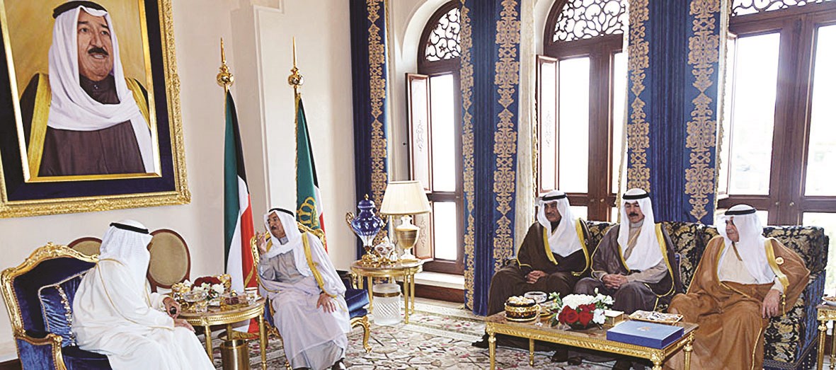 صاحب السمو مستقبلاً رئيس وزراء البحرين