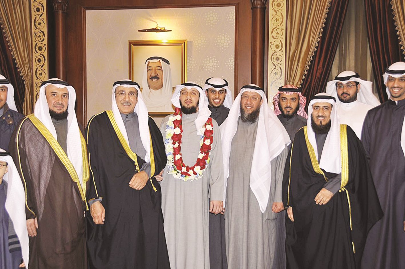 الجسار خلال استقباله القارئ العيناتي