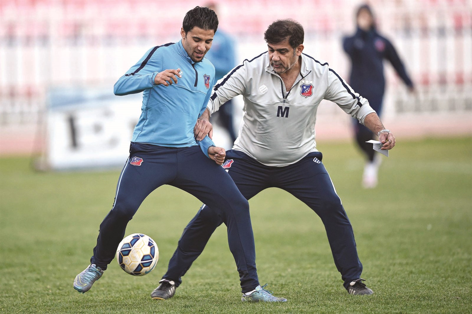 u0645u062fu0631u0628 u00abu0627u0644u0643u0648u064au062au00bb u0645u062du0645u062f u0625u0628u0631u0627u0647u064au0645 u0641u064a u0635u0631u0627u0639 u0639u0644u0649 u0627u0644u0643u0631u0629 u0645u0639 u0627u0644u0623u0631u062fu0646u064a u0627u0644u062fu0631u062fu0648u0631 u0623u0645u0633 b(u062au0635u0648u064au0631 u062cu0627u0633u0645 u0628u0627u0631u0648u0646)