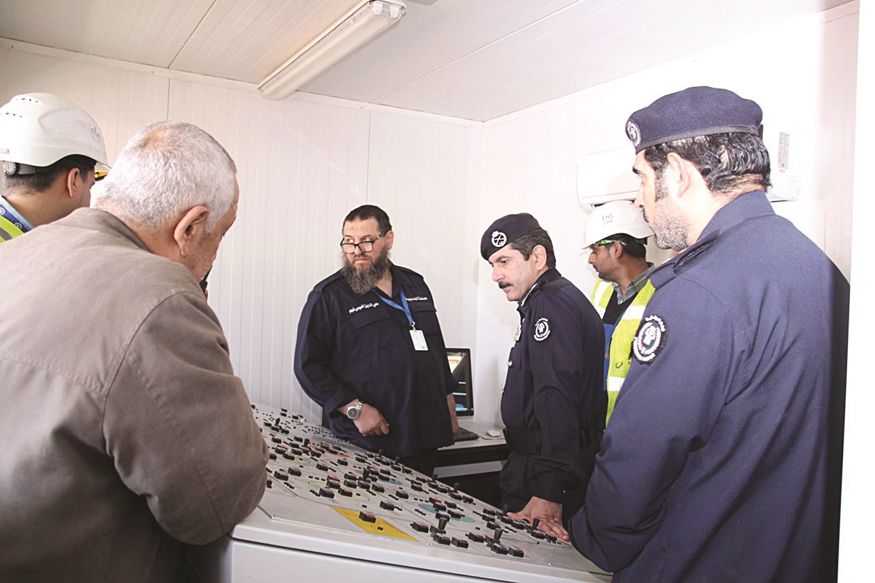 المكراد خلال فحص الأنظمة في المحطة