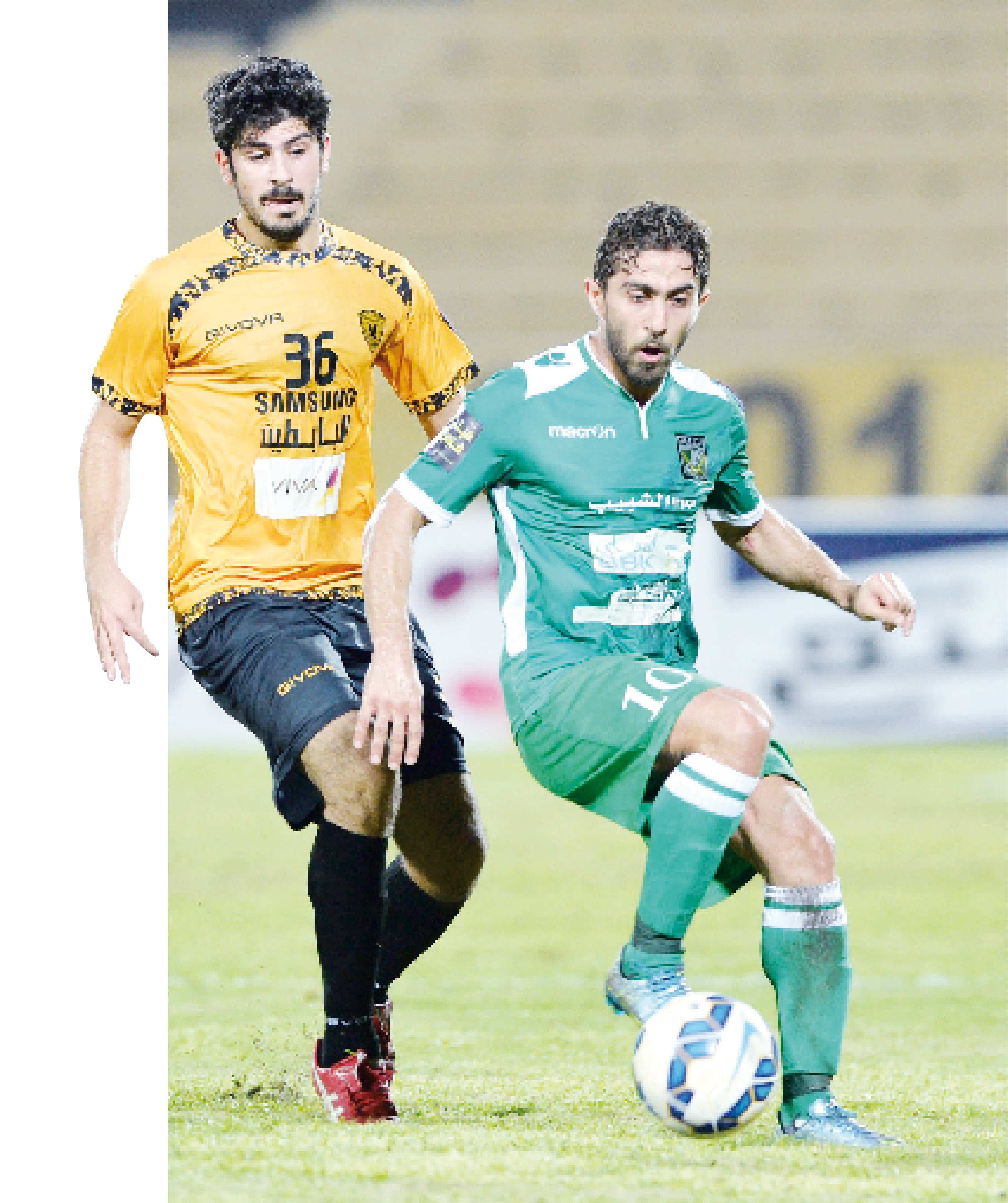 u0641u0631u0627u0633 u0627u0644u062eu0637u064au0628 u0648u062eu0627u0644u062f u0625u0628u0631u0627u0647u064au0645 u0641u064a u0635u0631u0627u0639 u0639u0644u0649 u0627u0644u0643u0631u0629 u0641u064a u0644u0642u0627u0621 u0627u0644u0630u0647u0627u0628 (u0627u0644u0623u0632u0631u0642 u062fu0648u062a u0643u0648u0645)