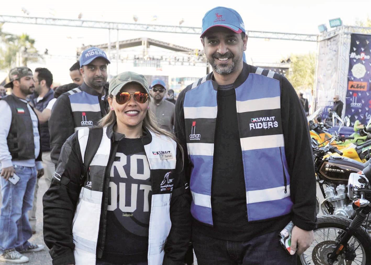 العبدالله في لقطة مع مشاركة