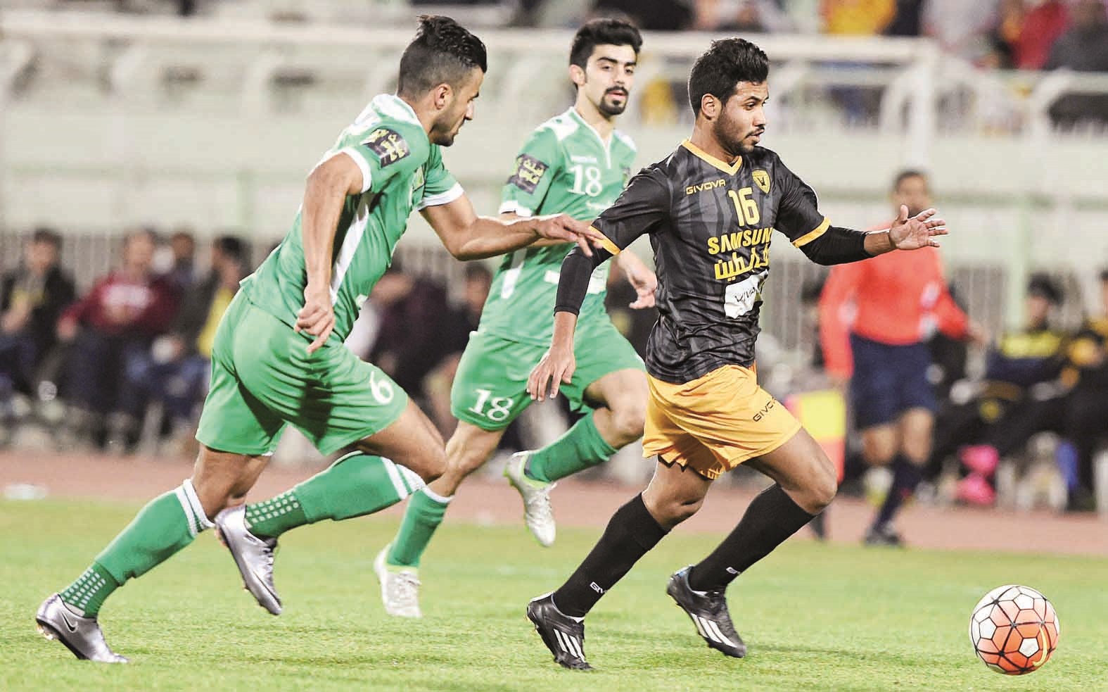 محمد الفهد سجل الهدف الثاني للقادسية