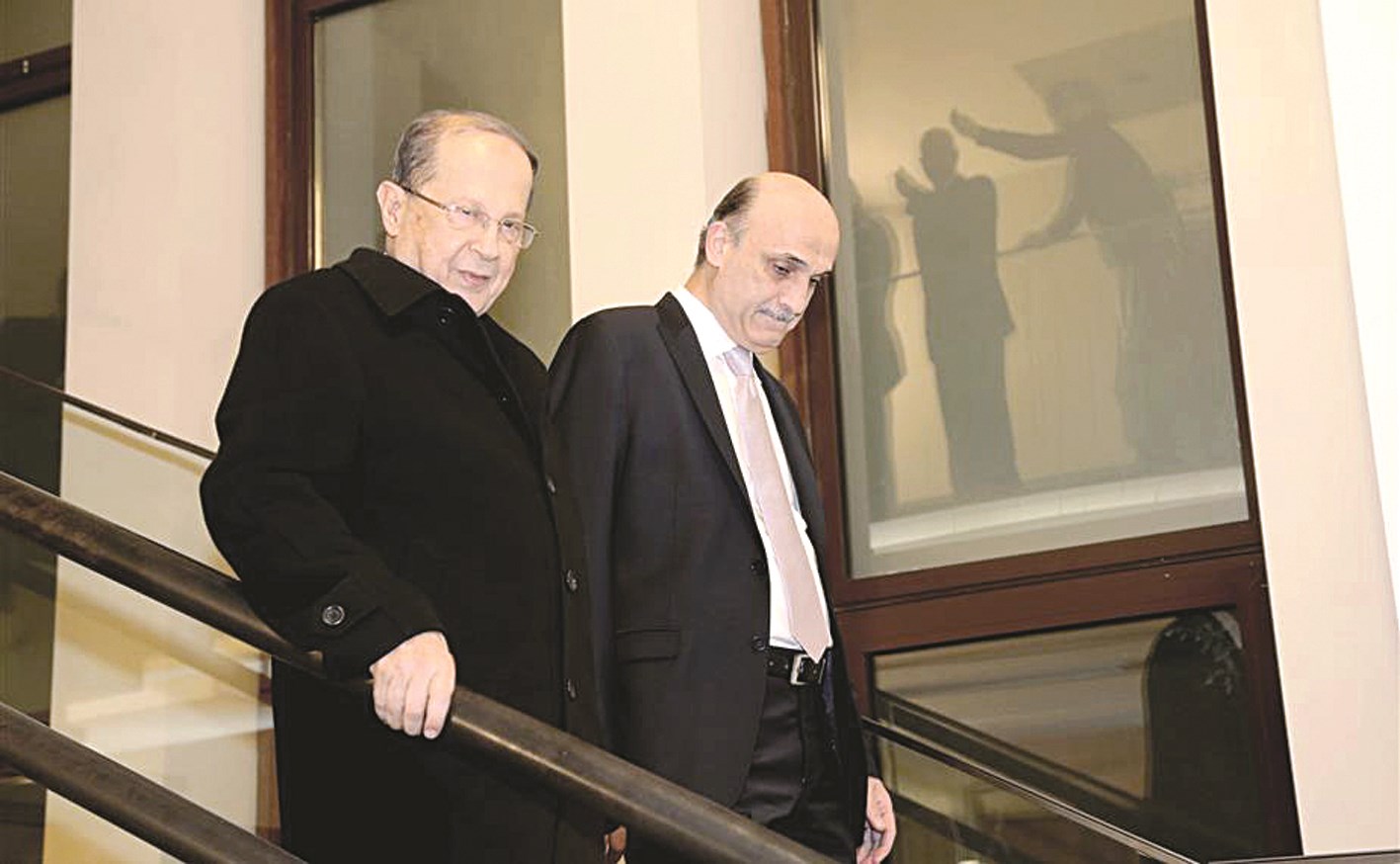 ميشال عون وسمير جعجع