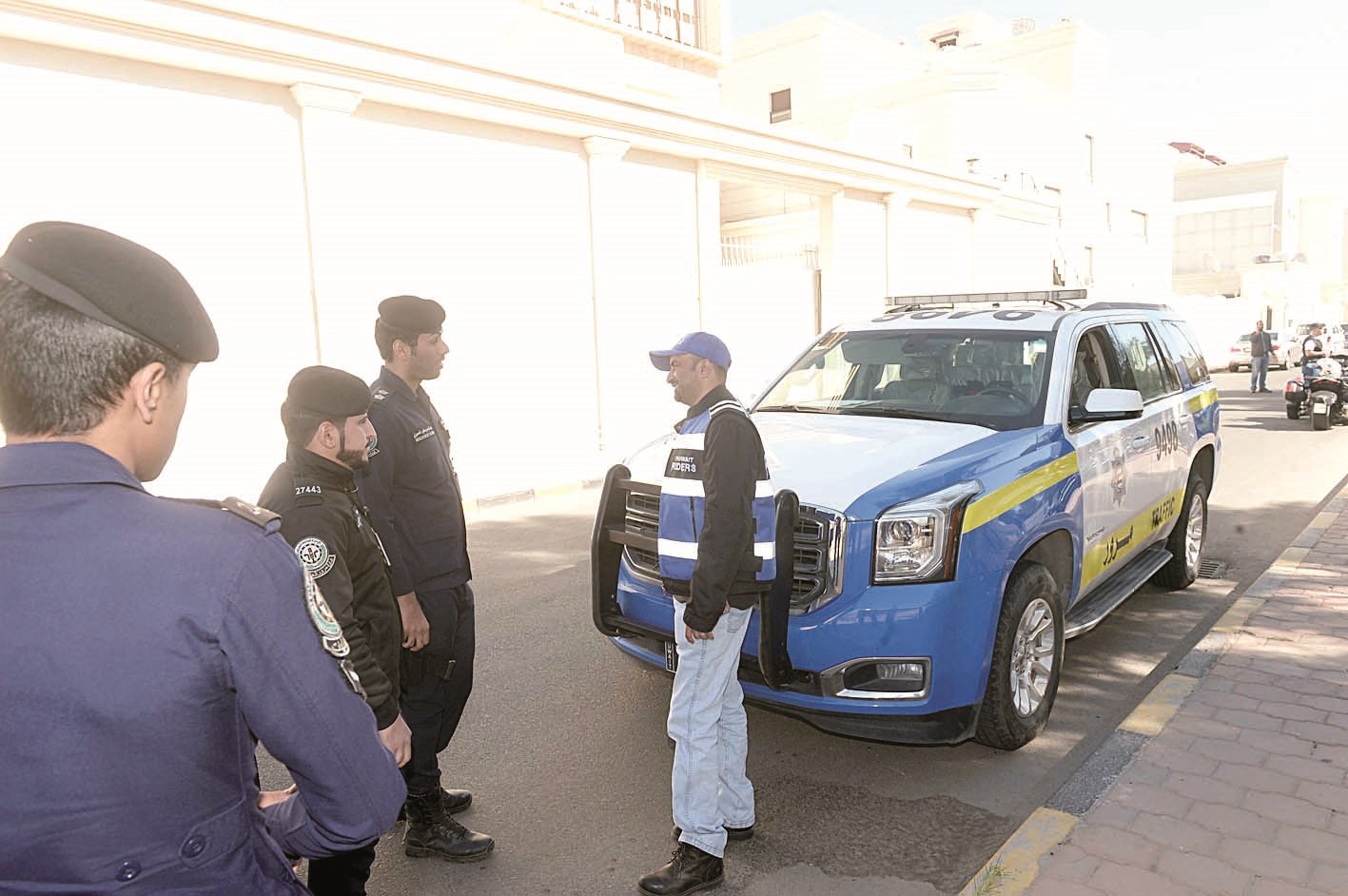 رجال المرور حاضرون