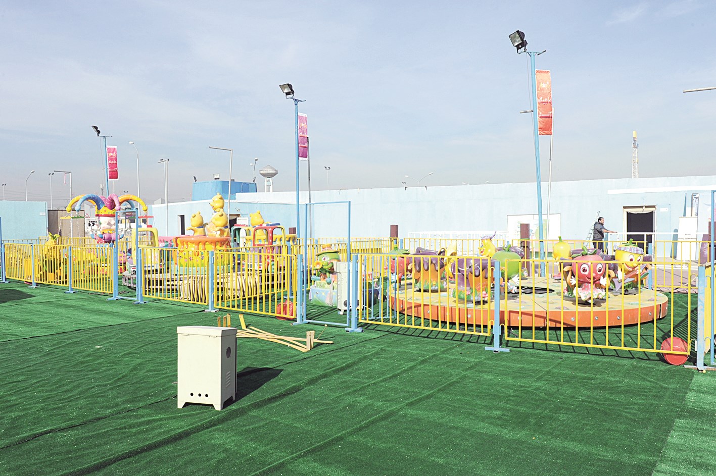 ألعاب متنوعة للأطفال (تصوير طارق عزالدين)