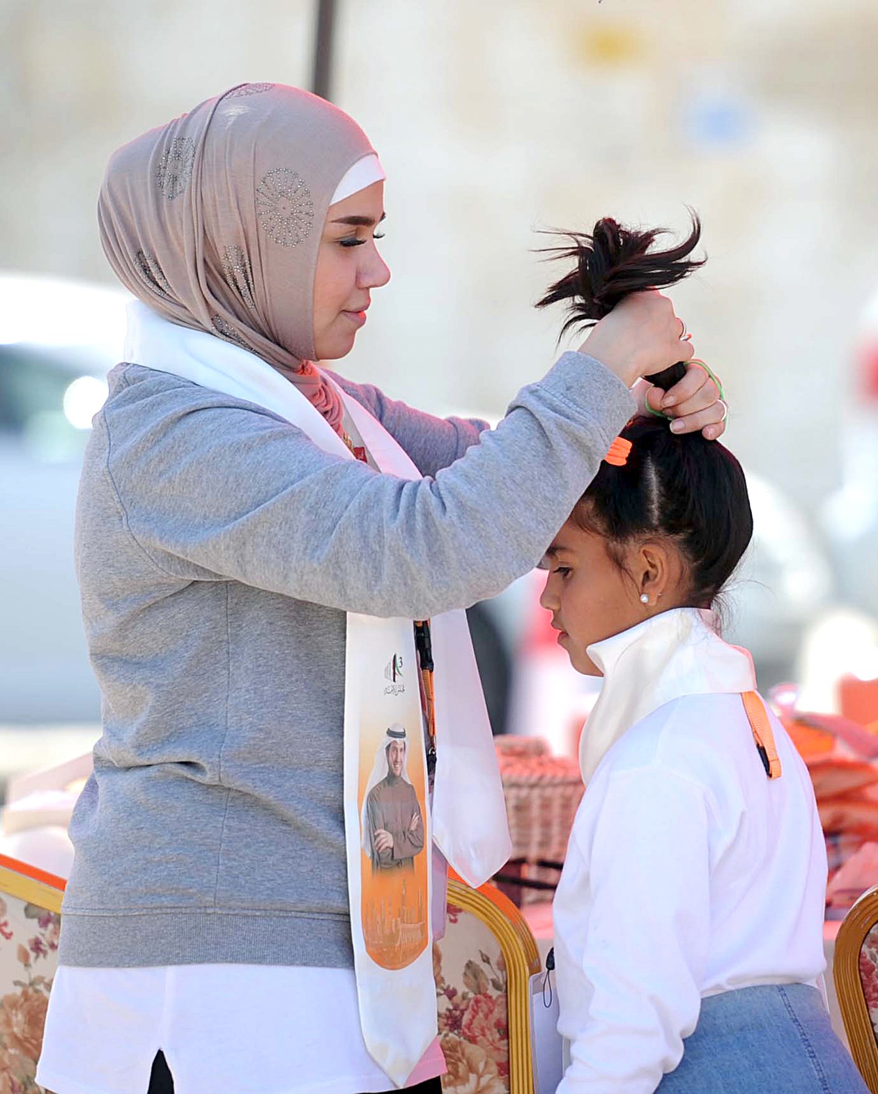 أجواء اسرية في يوم العرس الانتخابي