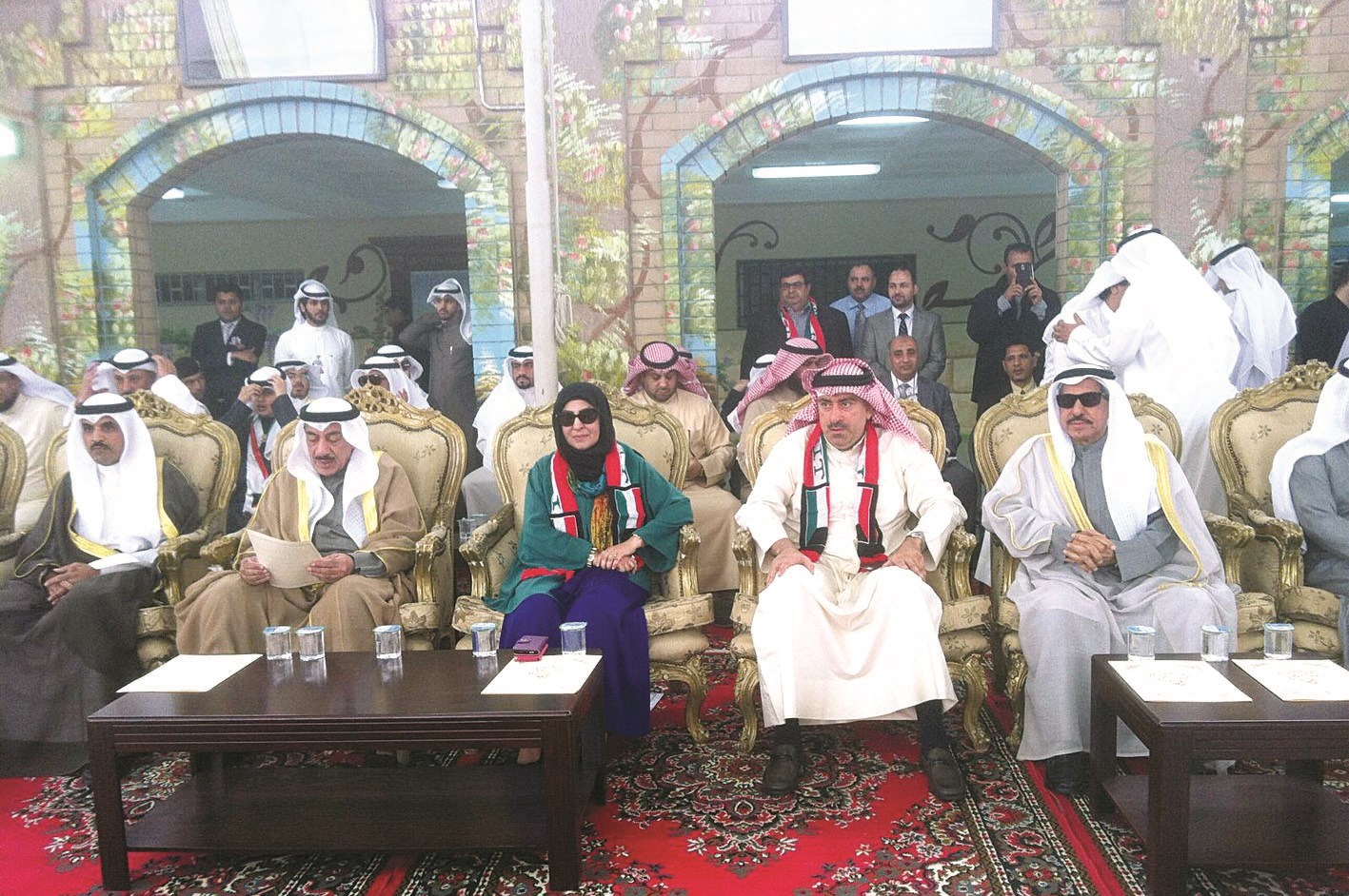 فاطمة الكندري مشاركة في احتفال ثانوية عروة